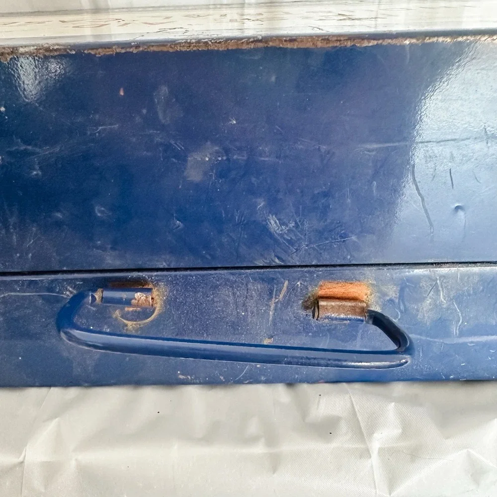 Vtg Johnson & Johnson First‎ Aid Industrial Emergency Kit 2 Tier Case, Full